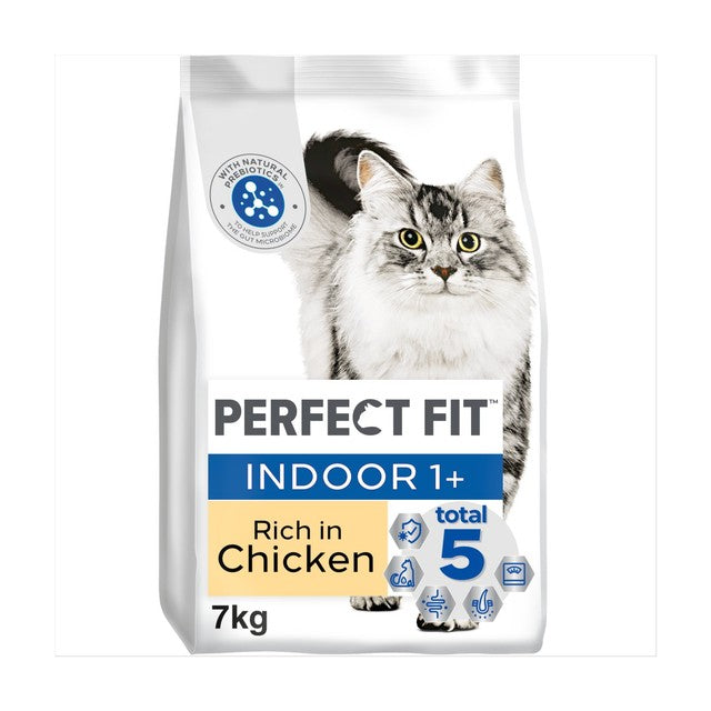 Perfect Fit Chicken Dry Cat Food 7kg, imported from the UK