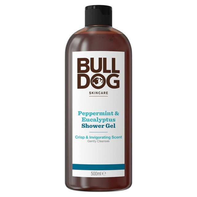 Bulldog peppermint and eucalyptus shower gel 500ml - British product