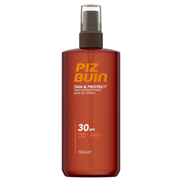 Piz Buin Tan Protect sun oil spray 150ml (British brand)