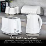 Tower Solitaire 2 slice toaster white (British brand)