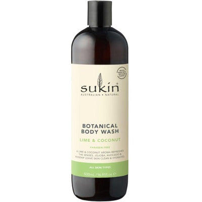 M&S Sukin Botanical Lime and Coconut Body Wash- Buy online at McGrocer