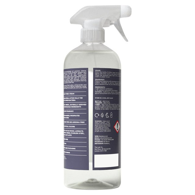 The Lab Co. Relaxing all-purpose cleaner spray 750ml (British brand)