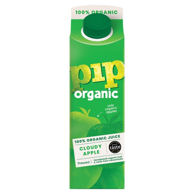 Pip Organic cloud apple juice 1L, imported from the UK