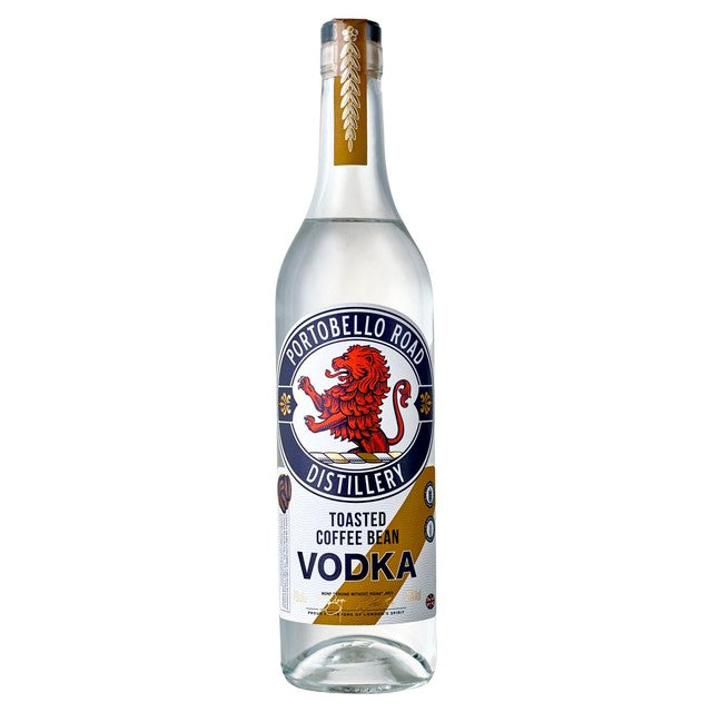 Portobello toasted coffee bean vodka 70cl, imported from the UK