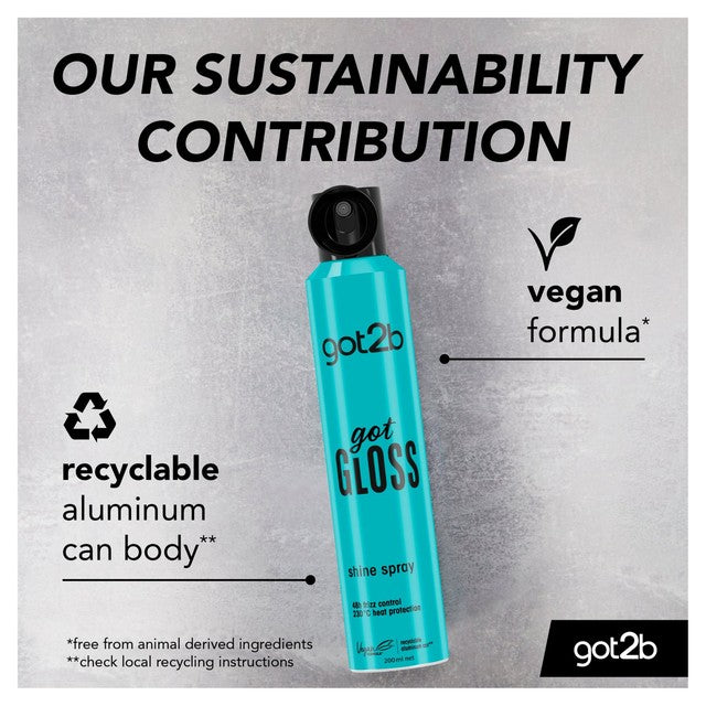 Got2b gotGLOSS Hair Spray 200ml, UK version