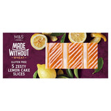 M&S zesty lemon cake slices, imported from the UK