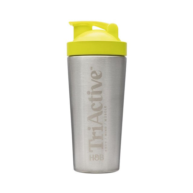 Holland & Barrett TriActive Stainless Steel Shaker 750ml (British brand)