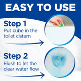 Bloo lemon toilet cistern cleaner blocks 2 x 50g - British product