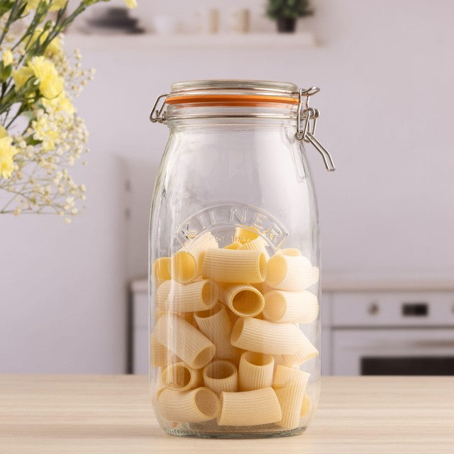 Kilner Clip Top Round Jar 3L, UK version