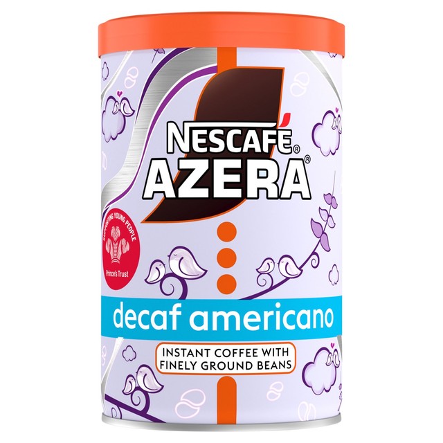 Nescafe Azera Americano Decaf instant coffee 90g, imported from the UK
