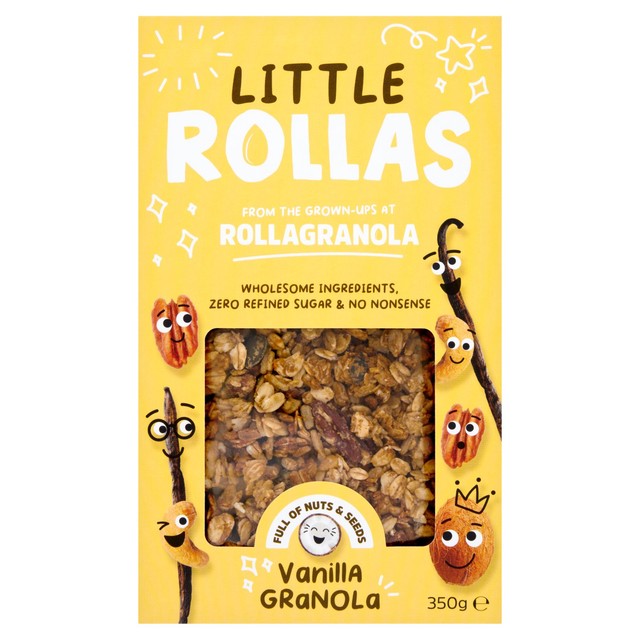 Rollagranola Pecan Vanilla Kids Granola - British product