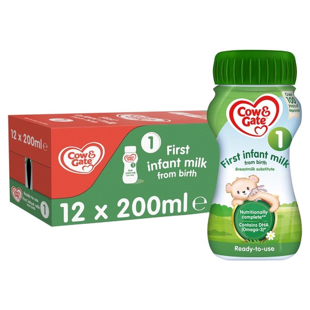 Cow & Gate infant milk ready to feed 200ml - British product