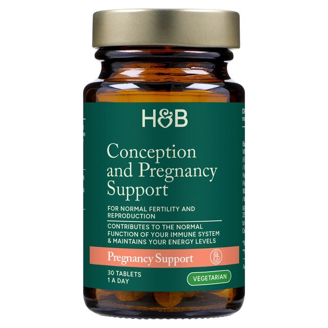 Holland & Barrett conception and pregnancy support tablets 30 tablets, UK version