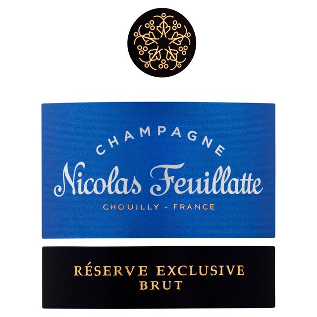 Nicolas Feuillatte Champagne Brut NV 75cl, imported from the UK