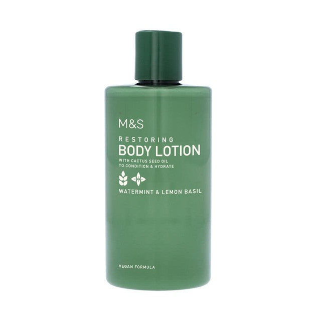 M&S body lotion Watermint & Lemon Basil 250ml, imported from the UK