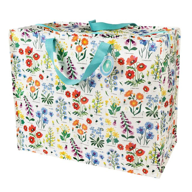Rex London wild flowers jumbo storage bag, imported from the UK