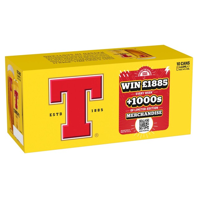 Tennent's lager beer cans 440ml, UK version