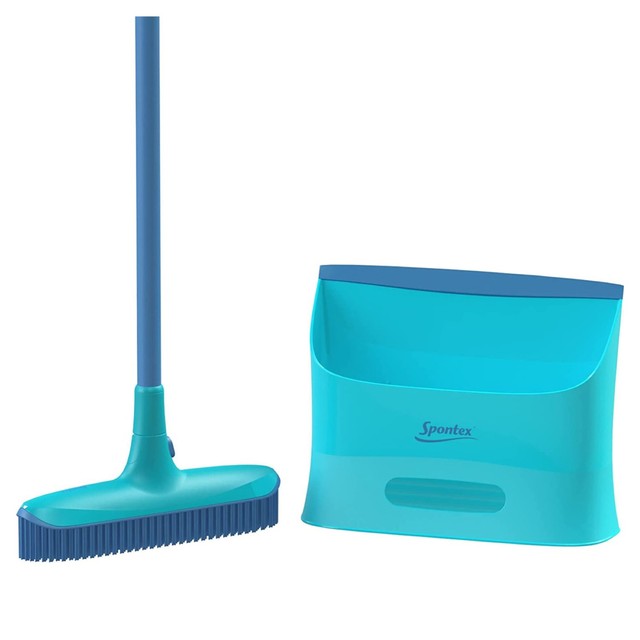 Spontex Catch & Clean broom and dustpan set (British brand)