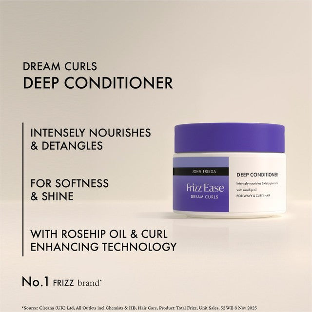 John Frieda Frizz Ease Dream Curls deep conditioner - British product