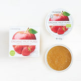 Clearspring organic apple and strawberry puree 2 x 100g - British product