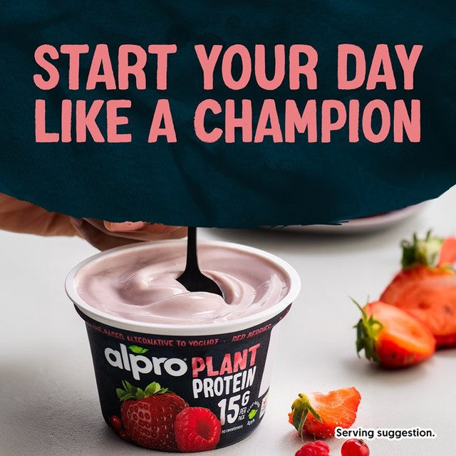 Alpro Red Berries plant-based yoghurt 200g - British product