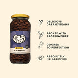 Bold Bean Co Queen black beans 570g - British product