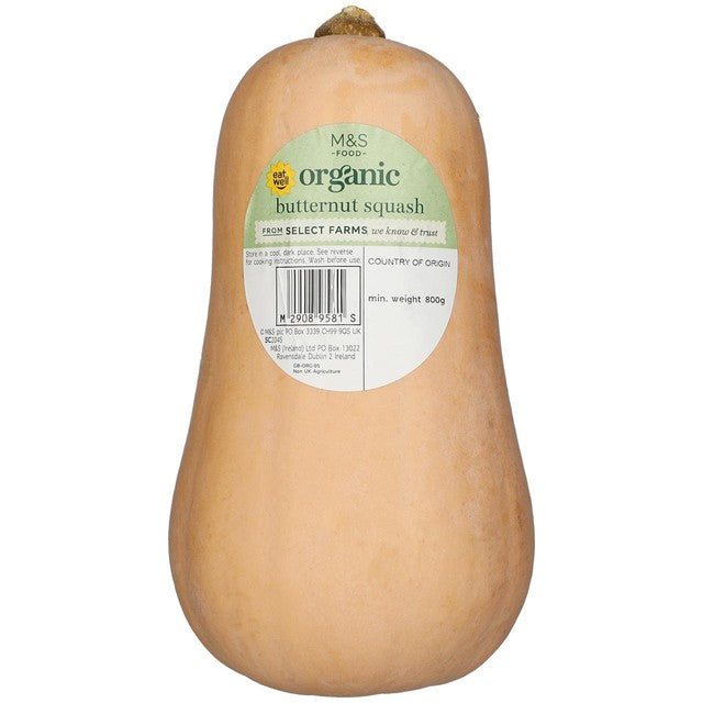 Bio-Butternusskürbis von M&S, importiert aus Großbritannien