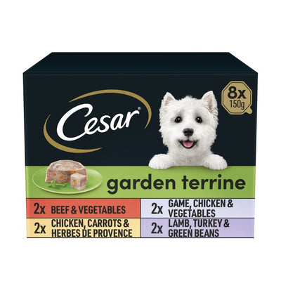 M&S Cesar Garden Terrine Dog Food Tray Mixed in Loaf - اشترِ عبر الإنترنت من McGrocer