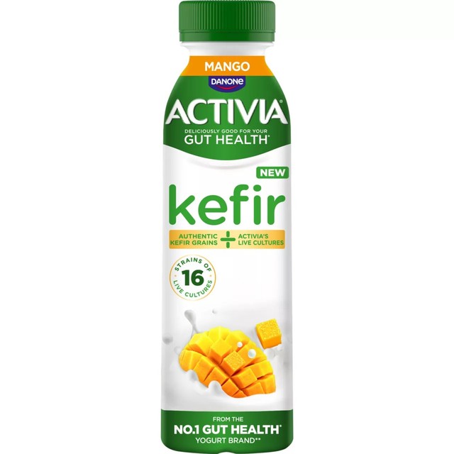Activia mango kefir drink, UK version