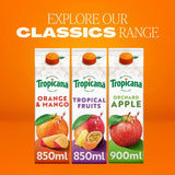Tropicana orange juice with extra juicy bits 900ml (British brand)