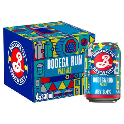 Brooklyn Brewery Bodega Run Pale Ale Cans 4x330ml