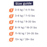 Pura Size 4 disposable nappies, imported from the UK