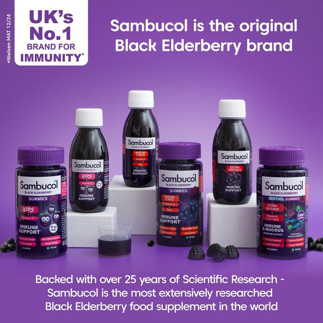 Sambucol kids syrup 120ml (British brand)