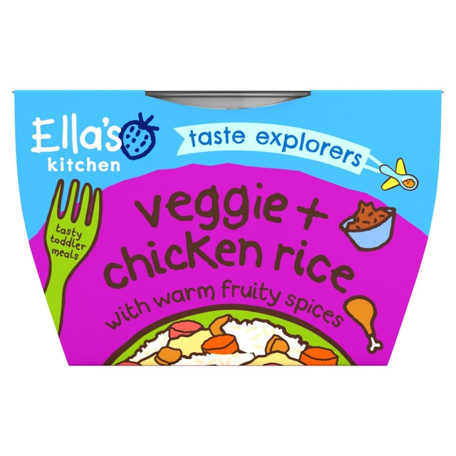 Ella's Kitchen vegetable chicken rice toddler meal 200g - British product