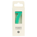 Talking Tables number 7 candle (British brand)