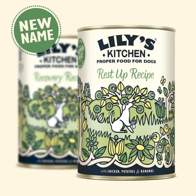Lily's Kitchen Rest Up Recipe wet dog food 400g, UK version