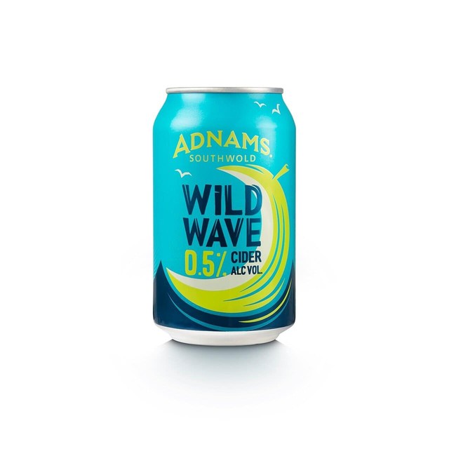 Adnams Wild Wave low-alcohol English cider, UK version