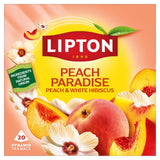 Lipton Peach Paradise fruit tea bags, UK version