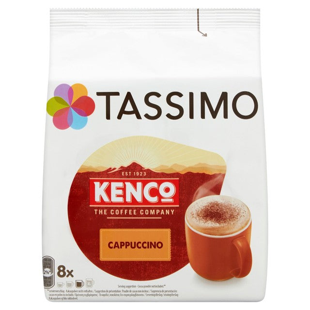 Tassimo Kenco cappuccino coffee pods 8 pack (British brand)