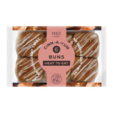 M&S cinnamon buns iced spiced 265g pack - British product