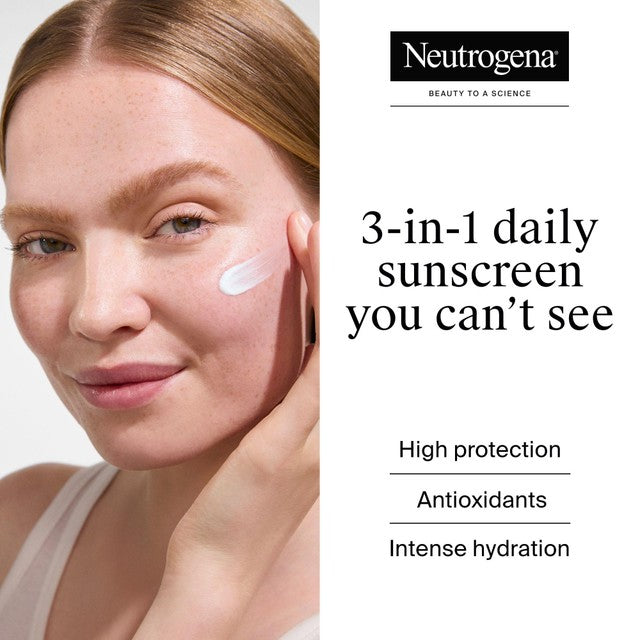 Neutrogena Ultra Sheer face sunscreen SPF50 fluid, UK version