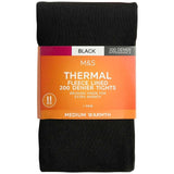 M&S black extra large thermal fleece lined tights, imported from the UK