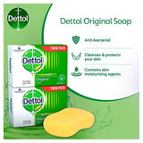 Dettol Original Antibacterial Hand Soap Bar 2x100g - British product