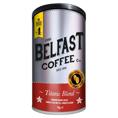 Sainsburys The Belfast Coffee Co Titanic Blend Premium Instant Coffee 100g- Buy online at McGrocer