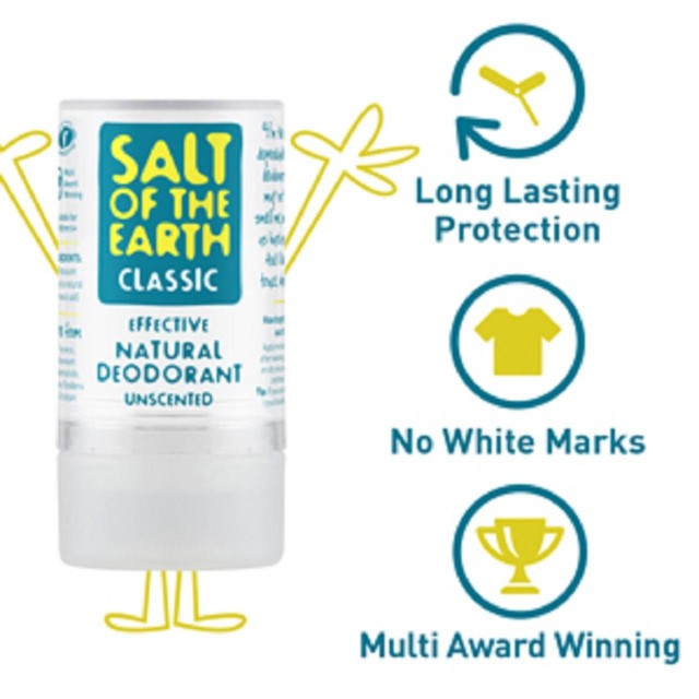 Salt of Earth Classic Natural Deodorant 90g (British brand)