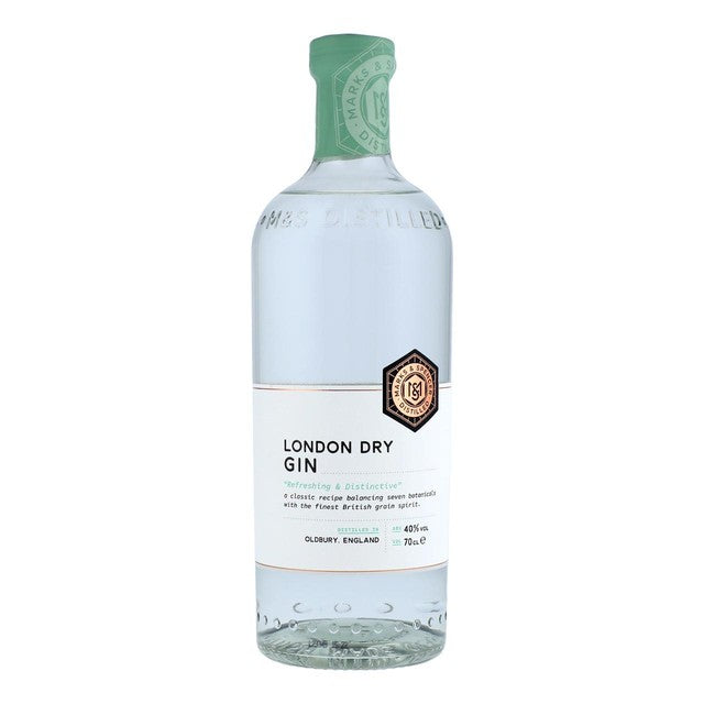M&S London Dry Gin 700ml, imported from the UK