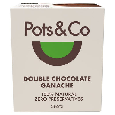 Pots & Co Double Chocolate Ganache Dessert Pot Twin Pack 2 x 80g
