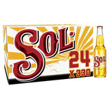 Sol lager beer 24 x 330ml bottles (British brand)