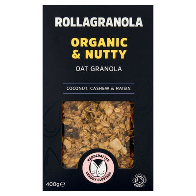 M&S Rollagranola Organic and Nutty Oat Granola 400g- Buy online at McGrocer