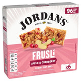 Jordans Frusli cranberry and apple chewy cereal bars 6 x 25g, UK version